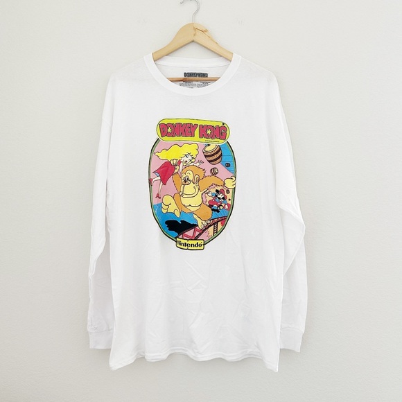 NEW Donkey Kong Long Sleeve Tee - Picture 6 of 6